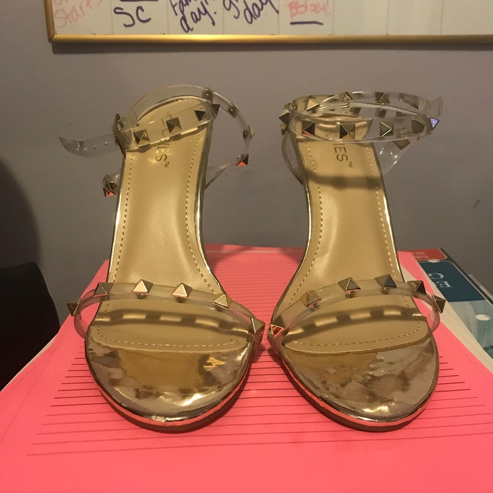 Gold 5inch Heels